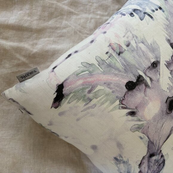 Eskayel Cocos Pillow in Cay, 18"x18" with feather insert - Picture 7 of 7